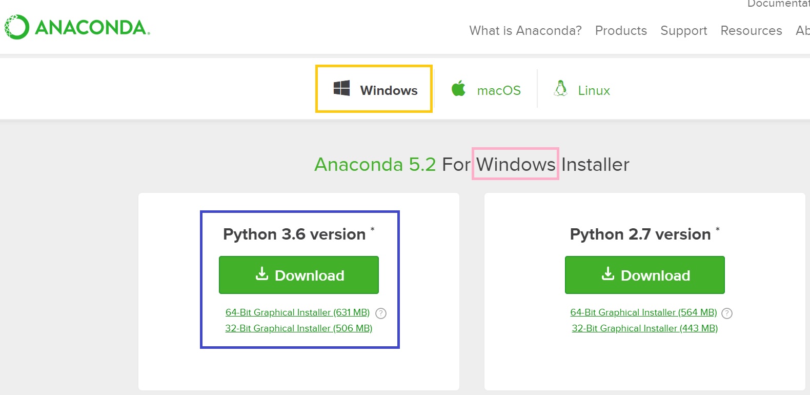 Anacondaインストール