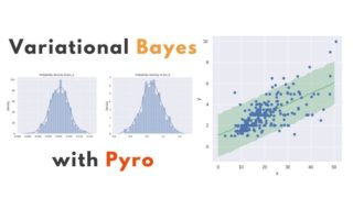 Pyroと変分推論でベイズ回帰モデルをつくる
